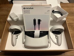 Oculus Quest 2 VR Headset (64 GB) + Meta Quest Cable
