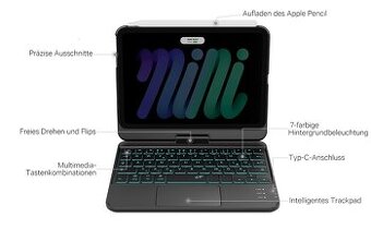 Prodám kryt s klávesnicí pro iPad mini 7 - cena 1900 kc