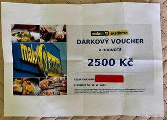Makro akademie poukaz 2500kč