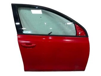 Pravé přední dveře červená LY3D VW Golf 6 hatchback 2009