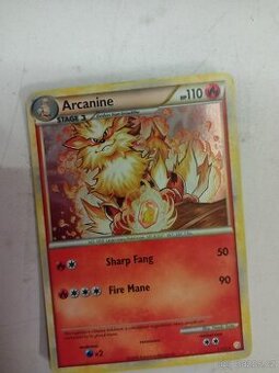 Pokémon karta Arcanine 1/123 Heartgold & Soulsilver Holo
