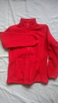 Mikina dámská červená fleece vel. S