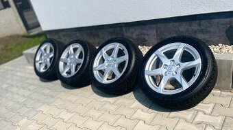 17” Alu kola originál Audi 7,5Jx17 ET 45 + zimní pneu 225/50