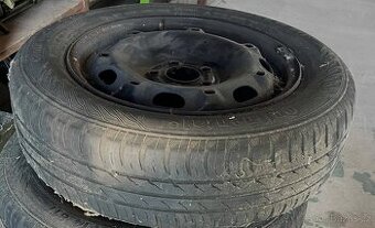 Letní pneumatika 165/70 R14 + plechový disk (ET 35, 5Jx14)
