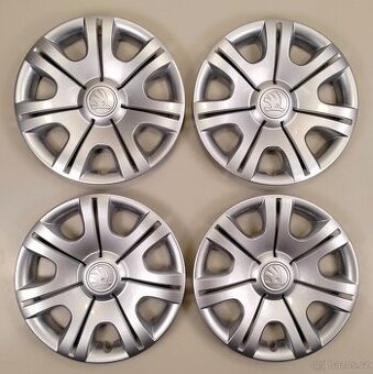 Poklice Škoda 14" 4ks - Nové, nepoužité
