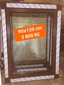 90x120 okno plastové