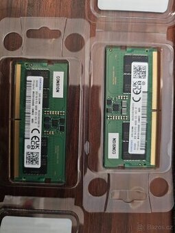 Prodám 2× zcela nové paměti Samsung 8 GB DDR5