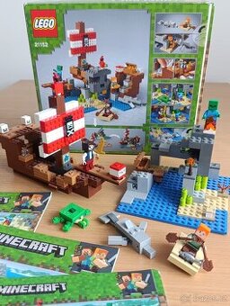 LEGO Minecraft 21152 Dobrodružství pirátské lodi