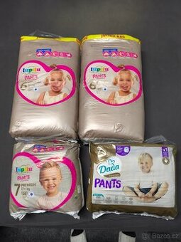 Kalhotkové pleny Lupilu PANTS vel. 6 a 7, Dada PANTS vel. 7