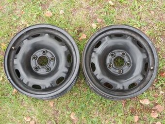 2xPlechové disky na ŠKODA FABIA 2 14tky. ET 37