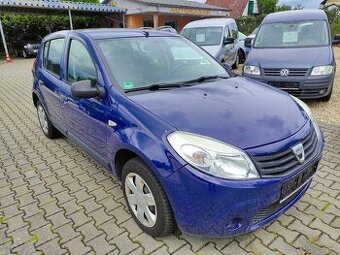 DACIA SANDERO I 1.4i,AMBIANCE,55KW,2009,SERVO,CENTRÁL,ABS.