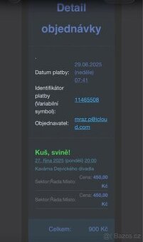 Kuš svině - Kavárna Dejvického divadla