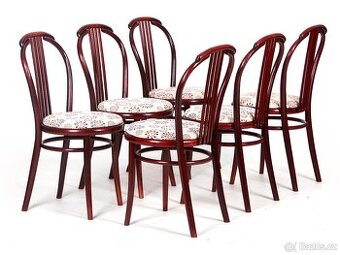 Obliíbené jídelní židle TON, 4-6 ks.