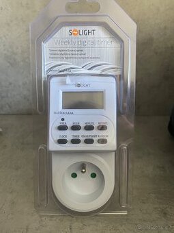 Solight časový spínač digitální, displej, 16 režimů