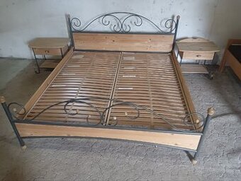 Kompletní stylová kovaná postel 180/200