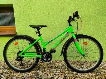 Značkové dětské kolo LEADER FOX 24" (ZELENÁ)