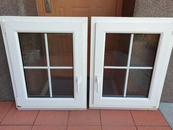 Plastová okna výklopná 89x68 bílá, použitá, výborný stav.