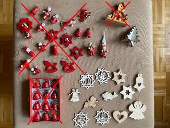 Vánoční dekorace - závěsné ozdoby