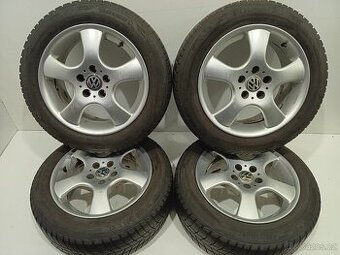 Zimní alu kola 5x100 R15 ET38 pneu 185/60/15 Barum