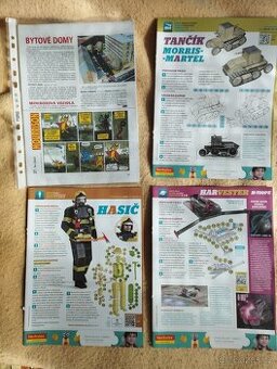 modely z časopisu ABC + plakáty