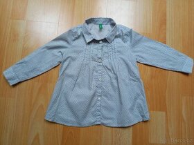Dívčí košile Benetton vel. 92-98 TOP stav
