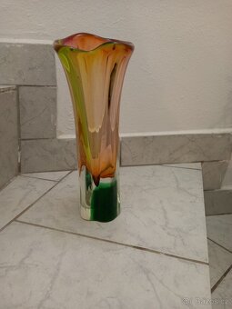 Váza - Josef Rozínek - Borské sklo - 60. léta 20. stol.