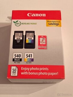 Canon photo value pack nový nerozbalený PG-540 CL-541