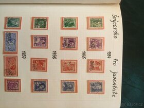 švýcarsko 1913 až 1977 známky 16 listů