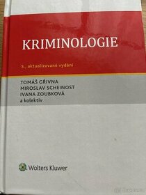 Učebnice KRIMINOLOGIE, 5. vydání