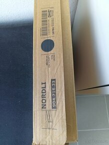 IkeaNORDLI Modulární komoda se 2 zásuvkami, ČERNÁ, 80x23 cm