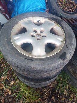 ALU kola 16" 5x100 205/55 R16 ET40, cena jen 2500kč/sada