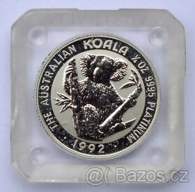 Austrálie, ¼ unce ryzí platiny, 25 dollars 1992 Koala - 1