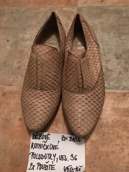 Kotníčkové polobotky, vel. 36