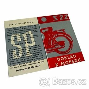 Prodám kartičky a titky na moped,moto