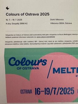 Colours of Ostrava (4 dny)