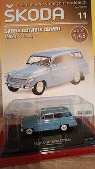 Škoda Octavia Combi 1969 DeAgostini 1:43 Historie Škoda č.11