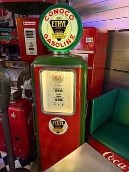 USA Benzinový stojan Tokheim 39 - rok 1948 - Conoco Gasoline