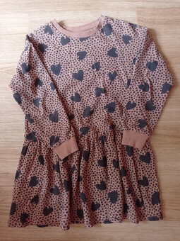 Mikinové šaty dívčí vel.146 zn.F&F