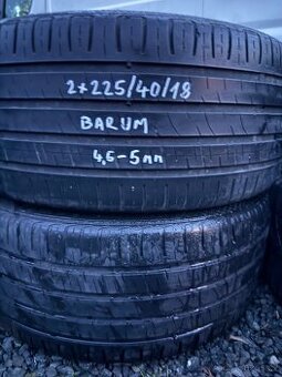 2x letní pneu r18 225/45/18