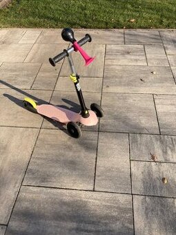 trojkoloběžka OXELO růžová