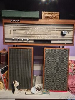 Tesla Stereodirigent 538A + reproduktory (po mém dědovi)