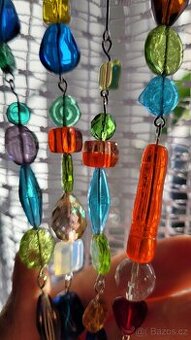 Skleněné závěsky 4ks