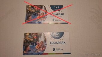 Vstupenka 1 + 1 zdarma Aquapark Babylon