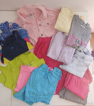 Dívčí oblečení - letní mix (15 ks)