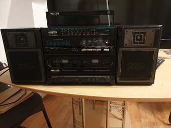 PHILIPS D 8478 80 léta BOOMBOX Kazeťák