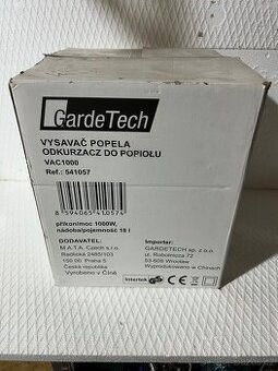 Vysavač popela GardeTech Vac1000