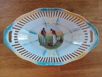 PORCELÁNOVÁ MÍSA DEKOROVANÁ - 1