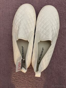 Dámské nazouvací boty bílé vel.40 nové