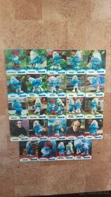 Kartičky Šmoulové, plastové, 3D efect - 1