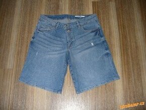 Džínové šortky se dvěma knoflíky Esprit